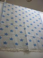Woondeken plaid babydeken blauw wit ster 160 x 90 cm nieuw, Huis en Inrichting, Woonaccessoires | Plaids en Woondekens, Nieuw