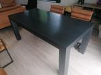 Zwart eiken eettafel, Ophalen, Gebruikt, Eikenhout, 50 tot 100 cm