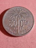 BELGISCH CONGO 50 Centimes 1926 Frans, Postzegels en Munten, Munten | Afrika, Ophalen of Verzenden, Overige landen, Losse munt