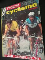 l'equipe magazine1974 tour de france  eddy merckx, Sport en Fitness, Verzenden, Zo goed als nieuw