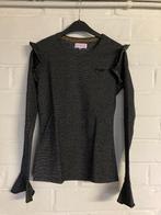 Zwart met zilver gespikkeld t-shirt lange mouw, Vingino, 164, Kinderen en Baby's, Kinderkleding | Maat 164, Meisje, Ophalen of Verzenden