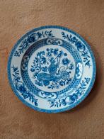 Antiek wit blauw chinees porseleinen bord, Antiek en Kunst, Ophalen