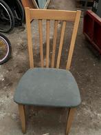 Te koop 6 stoelen goede staat, Hout, Blauw, Ophalen of Verzenden, Zo goed als nieuw