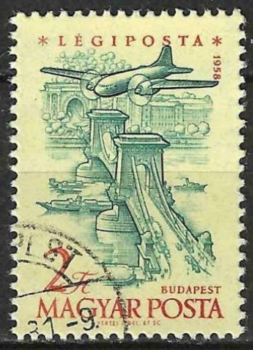 Hongarije 1958/1959 - Yvert 218PA - Zicht op Steden (ST), Timbres & Monnaies, Timbres | Europe | Hongrie, Affranchi, Envoi