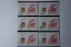 6 X BELGIE POSTZEGELVEL GESTEMPELD MET 1 e DAG  STEMPEL, Met stempel, Ophalen of Verzenden, Gestempeld, 1e dag stempel