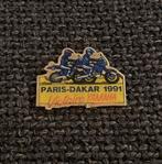 PIN - PARIS-DAKAR 1991 - VICTOIRE YAMAHA - MOTOR - MOTO, Collections, Sport, Utilisé, Envoi, Insigne ou Pin's