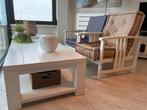 Loungezetels met bijhorende tafels, Huis en Inrichting, Ophalen, Zo goed als nieuw, Hout