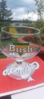 Verre bush, Collections, Marques de bière, Comme neuf, Enlèvement ou Envoi