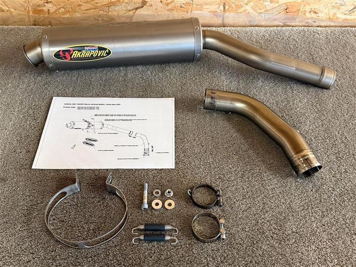 Akrapovic uitlaat demper Honda CBR1000RR 2004-2007 SC57, Motos, Pièces | Honda, Utilisé, Enlèvement ou Envoi