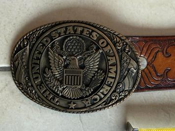 Jony Lama vintage state series collectie leren riem beschikbaar voor biedingen