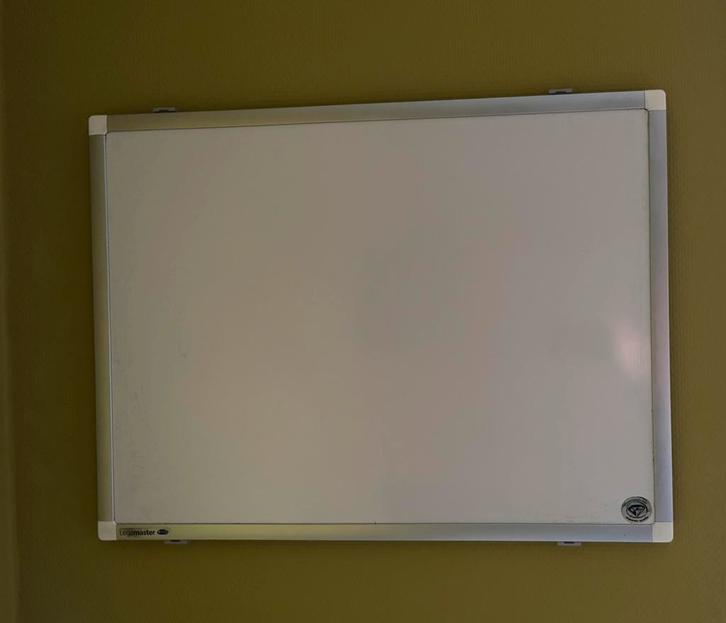 Magnetisch whiteboard incl. alle accessoires, Huis en Inrichting, Woonaccessoires | Memoborden, Zo goed als nieuw, Ophalen