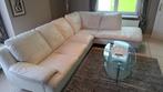 Hoekbank in leder, Italsofa by  Natuzzi, Ophalen, Gebruikt, Hoekbank, Leer