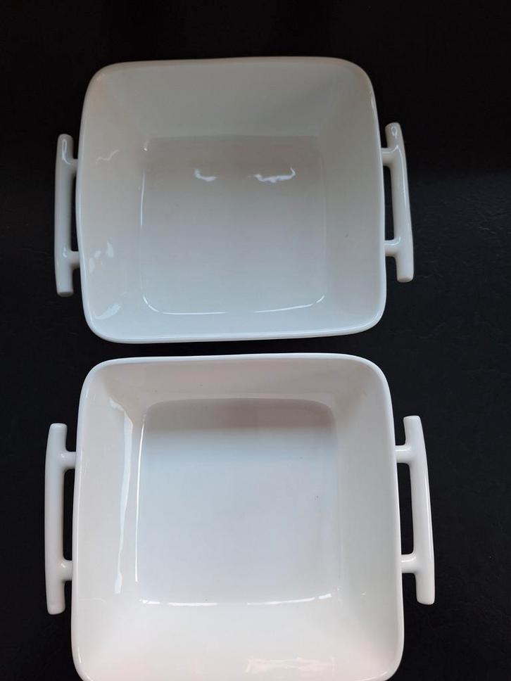 Yong squito ovenschaaltjes wit, Maison & Meubles, Cuisine | Vaisselle, Enlèvement ou Envoi