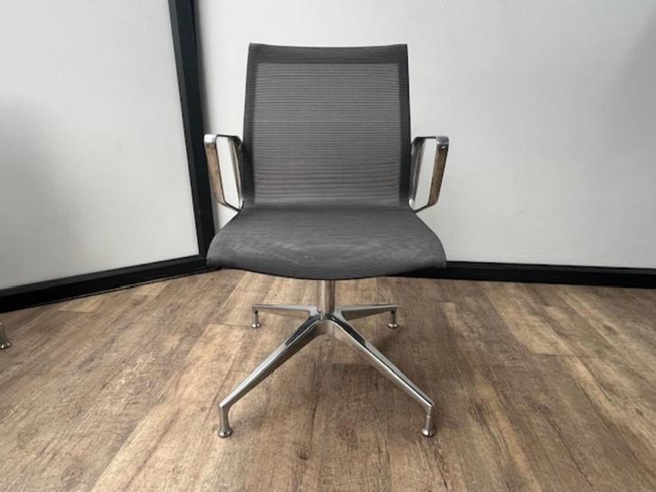 Directie vergaderstoel Lato mesh (Chrome), Antiek en Kunst, Antiek | Meubels | Stoelen en Sofa's, Ophalen of Verzenden