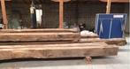 3 poutres en chêne, Enlèvement, Utilisé, 250 cm ou plus, Poutres