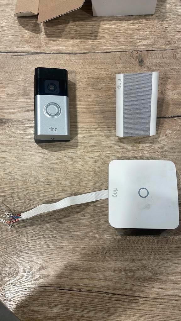 Ring complete deurbelset, Huis en Inrichting, Deurbellen, Zo goed als nieuw, Ophalen