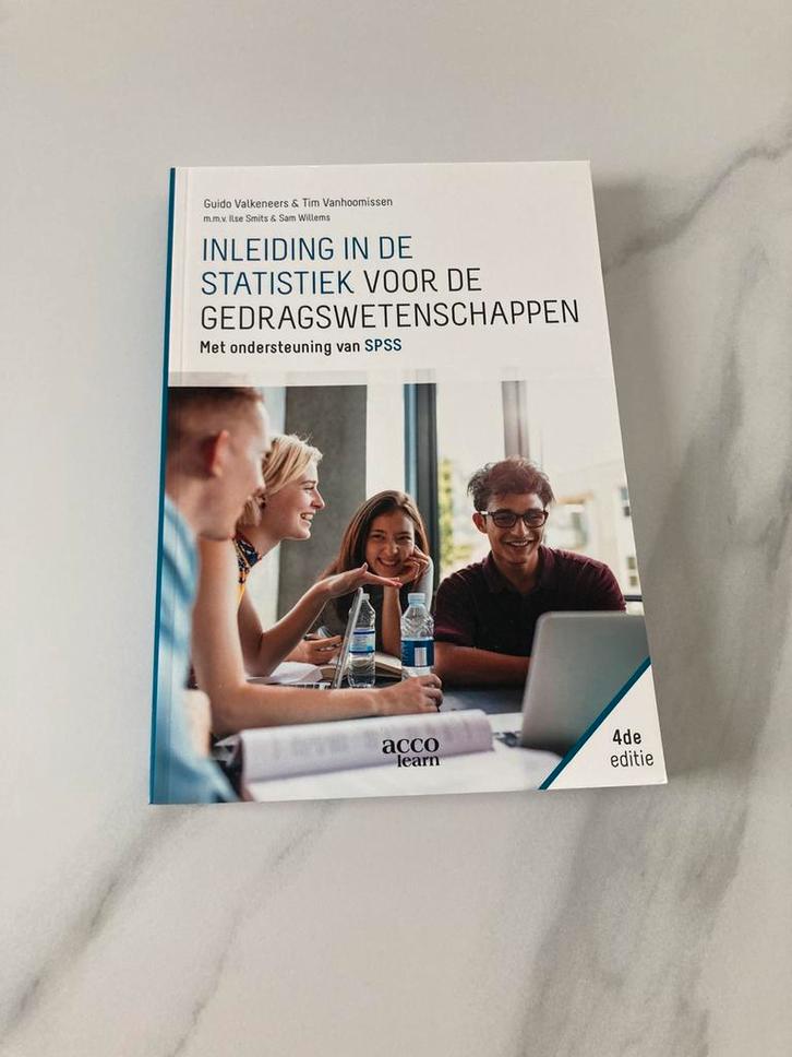 Inleiding in de statistiek voor de gedragswetenschappen, Livres, Psychologie, Enlèvement