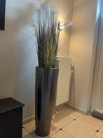 Mooie bloempot met pluimen – 1 m hoog is de bloempot, Huis en Inrichting, Ophalen, Zo goed als nieuw