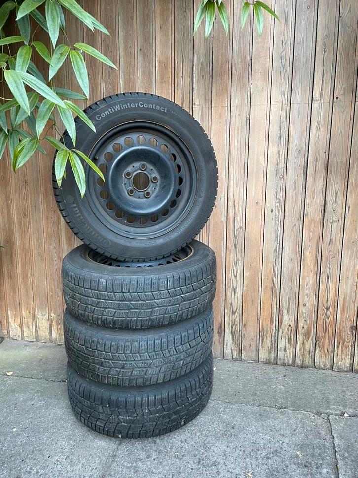 Mercedes Continental winterset 205/60 R16 Extra Load, Auto-onderdelen, Banden en Velgen, Band(en), Winterbanden, 16 inch, 205 mm