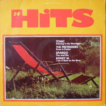 vinyl:  VARIOUS  - 14 HITS  beschikbaar voor biedingen