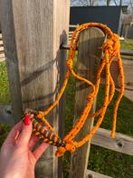 Oranje touwhalster maat shet, Dieren en Toebehoren, Ophalen, Zo goed als nieuw