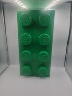 Lego 4004 Boîte de rangement vert 2x4, Comme neuf, Ensemble complet, Lego, Enlèvement ou Envoi