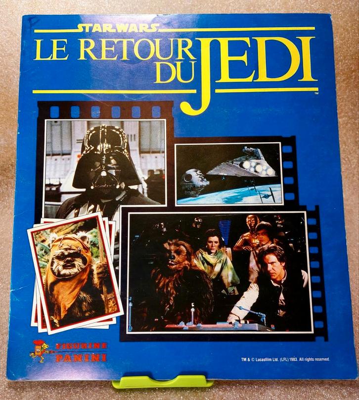 Album Star Wars panini 1ère édition 1983 état impeccable, Boeken, Film, Tv en Media, Zo goed als nieuw, Filmspecifiek, Ophalen of Verzenden