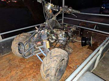 Quad 125cc voor onderdelen, 1 cylindre, 125 cm³