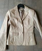 Lederen damesvest merk Pauline B, small, perfecte staat, Beige, Pauline B., Ophalen of Verzenden, Zo goed als nieuw