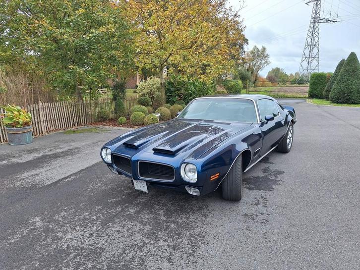 Pontiac formula 70 1/2  te koop, Auto's, Oldtimers, Particulier, Pontiac, Benzine, 2 deurs, Automaat, Blauw, Zwart, Kunstmatig leder