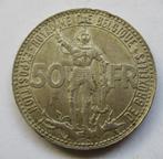 België 50 frank 1935 Wereldtentoonstelling FR, Zilver, België, Verzenden