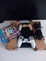Playstation 4 slim, Enlèvement, 1 TB, Avec jeux, Avec 2 manettes
