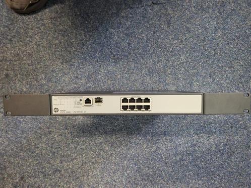 HP 1910-8G-PoE, 8 x 1gbps, managed, layer 3, Computers en Software, Netwerk switches, Gebruikt, Ophalen of Verzenden