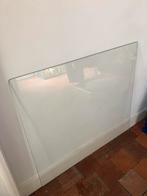 GLAS GLASPLAAT VIERKANT 85 CM TAFEL, Ophalen, Gebruikt, 80 tot 120 cm, 80 tot 120 cm