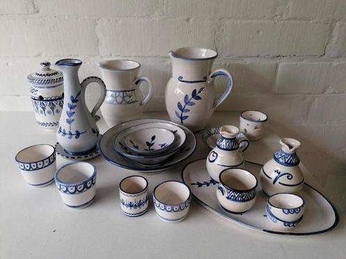 collectie artisanaal aardewerk, Antiek en Kunst, Antiek | Servies compleet, Ophalen of Verzenden
