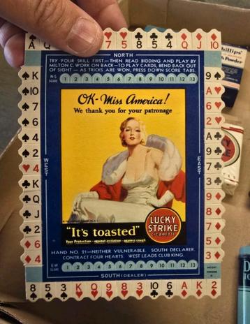 Lucky Strike pocket playing card game beschikbaar voor biedingen