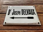 Plaque émaillée Dr DELVAUX Luxembourg 1930, Envoi