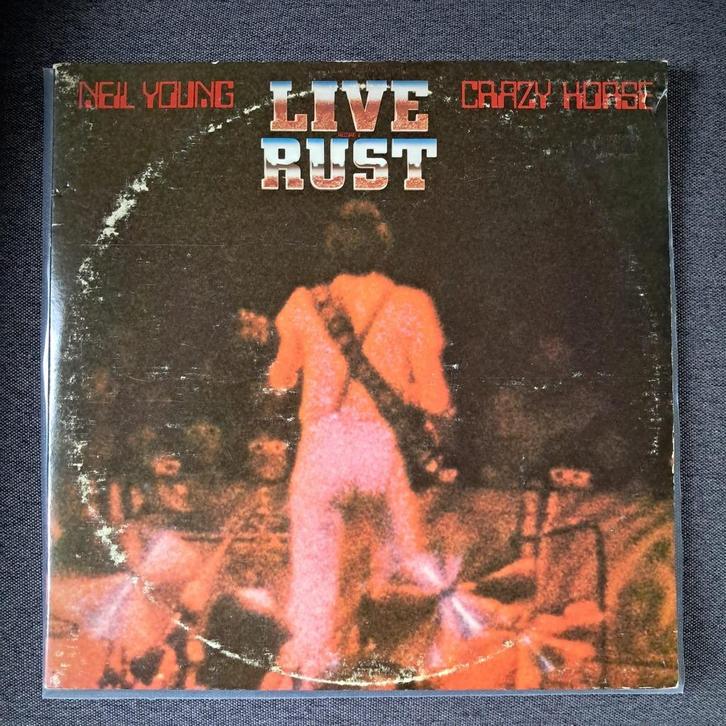 Dubbel-LP Neil Young – Live Rust, Cd's en Dvd's, Vinyl | Rock, Gebruikt, 12 inch, Ophalen of Verzenden