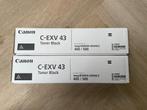 2 st nieuwe toners Canon C-EXV 43 voor Canon 300/400 series, Ophalen of Verzenden, Toner, Canon