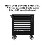 Nouveau Model 2025 Servante d'Atelier 7 Tiroirs + Outils, Ophalen, Nieuw