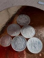 Lot 6 mooie zilver munten !, Postzegels en Munten, Verzenden, 5 gulden, Zilver