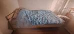 Bed met lattenbodem en matras, Ophalen, Zo goed als nieuw