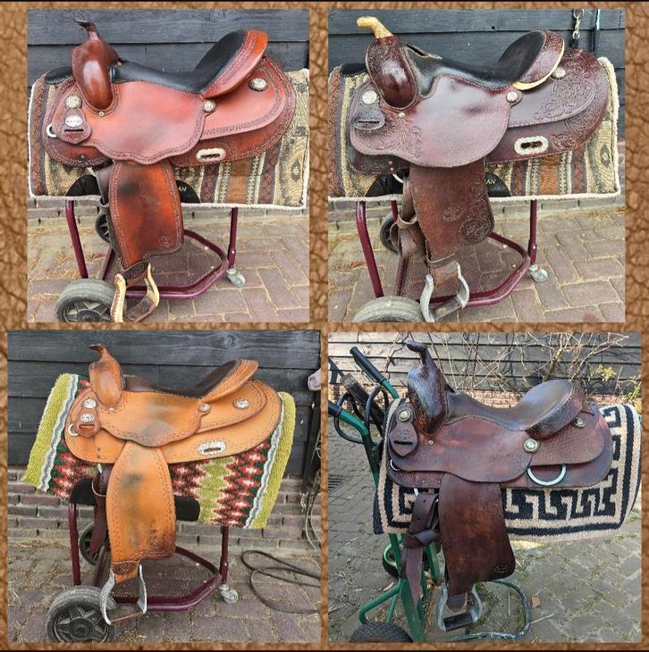 Westernzadels!, Dieren en Toebehoren, Paarden en Pony's | Zadels, Gebruikt, Western, Ophalen of Verzenden