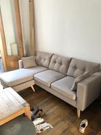 Canapé d’angle beige, Maison & Meubles, Comme neuf, Nordique, 125 à 150 cm, 200 à 250 cm