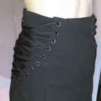 Rok kokerrok zwart met corset Morgan S 36, Kleding | Dames, Verzenden, Zwart, Nieuw, Knielengte