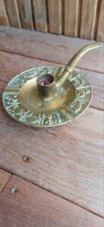 Kaarsenhouder in de vorm van een pijp afhalen Gullegem, Antiquités & Art, Antiquités | Bronze & Cuivre, Enlèvement