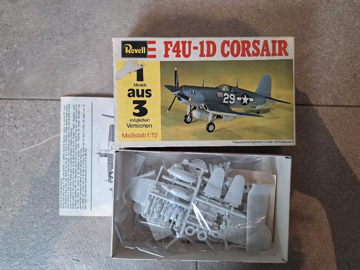 Revell F4U-1D Corsair 1, Hobby & Loisirs créatifs, Modélisme | Avions & Hélicoptères, Revell, Enlèvement ou Envoi