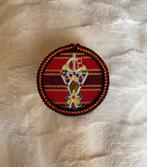 Berber handgemaakte juwelendoos, Handtassen en Accessoires, Beautycases, Verzenden, Gebruikt, Rood, Hardcase