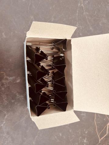 Papierklemmen 42mm zwart beschikbaar voor biedingen