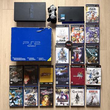 Playstation 2-console + games  beschikbaar voor biedingen
